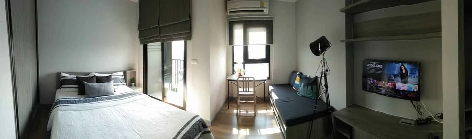 Studio apartment for rent at Chapter One Midtown Ladprao 24, fully furnished. Don't miss out!