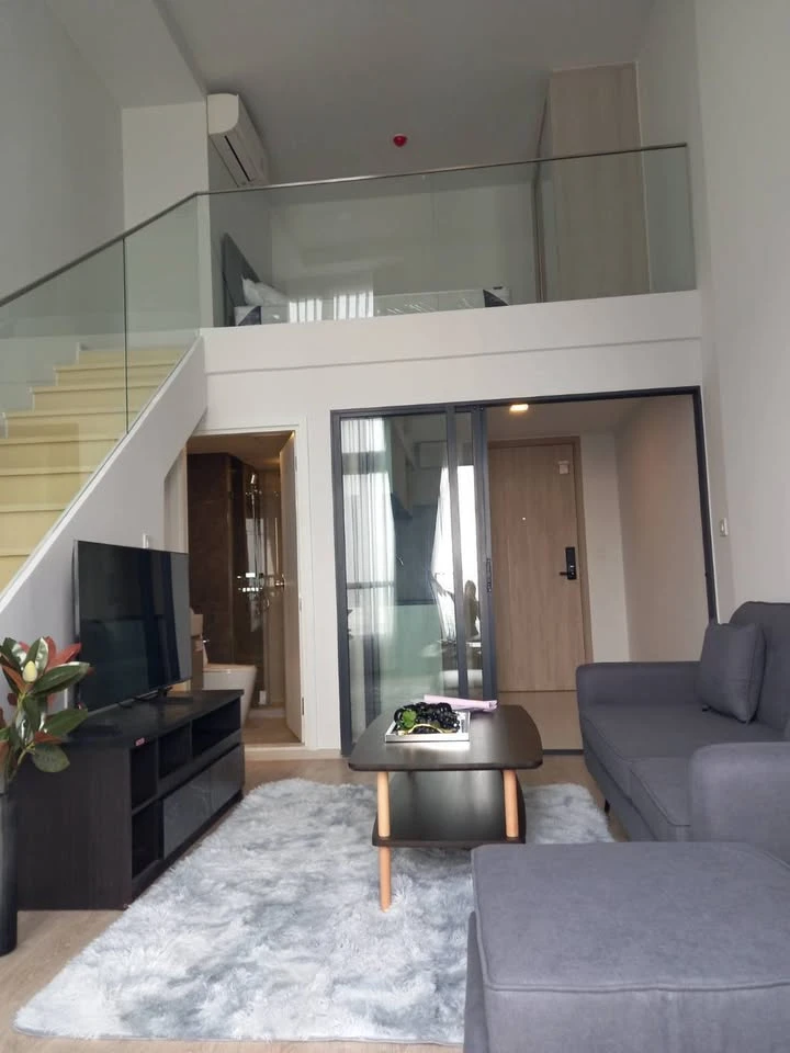 For rent, The Tree Phatthanakan Ekkamai, spacious room, lots of usable space, complete here, you must come and book now.