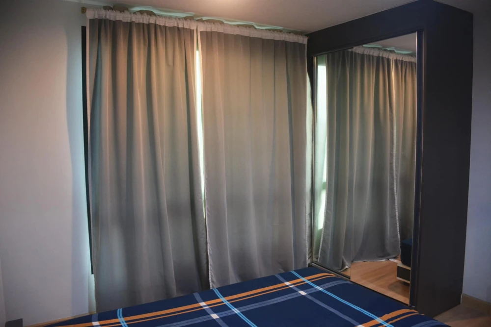 For rent: The Niche Mono Bangna Phase 2, Fully Furnished, complete with electrical appliances, move in now, don't hesitate.