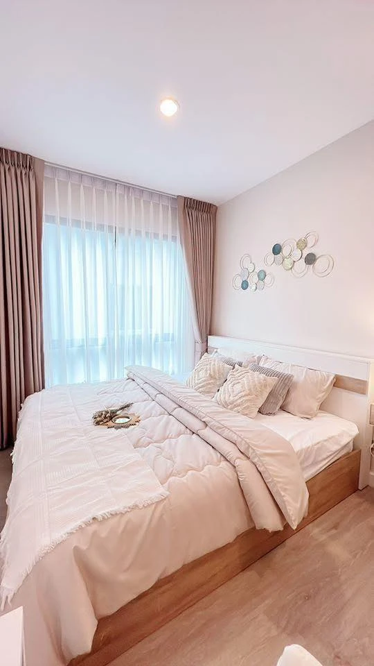 For rent: The Sky Sukhumvit, nice room, high floor, fully furnished, reserve now.