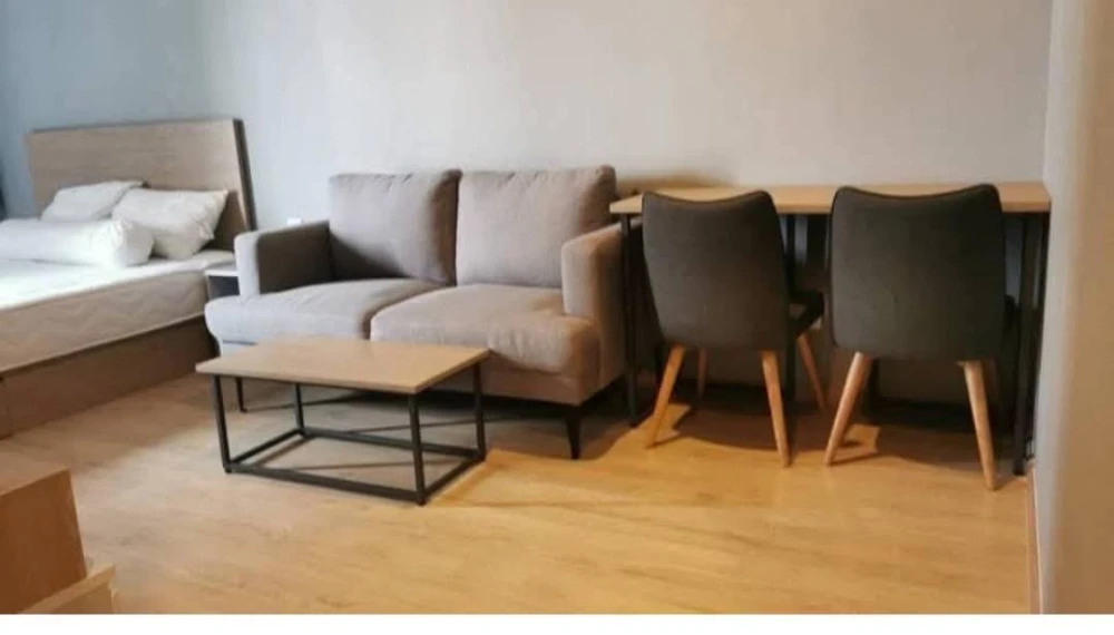 For rent: The Most Issaraphap, studio room, 2nd floor, fully furnished, don't miss it.