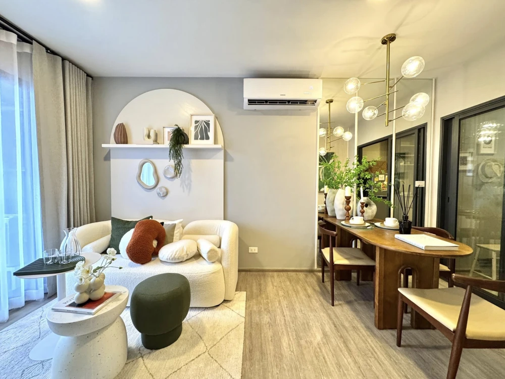 For rent, Nia by Sansiri, 15th floor, fully furnished, beautiful, stylish, comfortable, and fully equipped with electrical appliances. Reserve now!