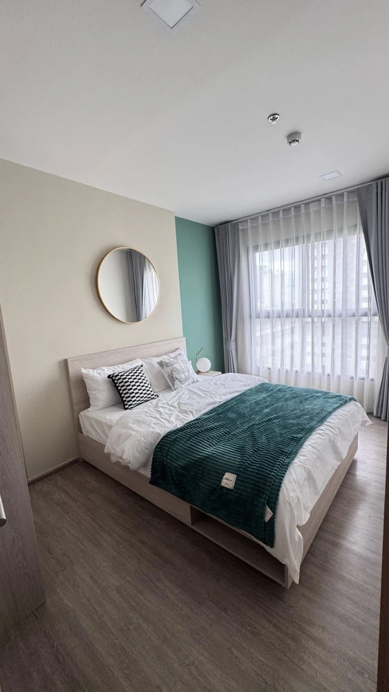 For rent, Niea by Sansiri, fully furnished room, ready to move in, convenient, complete, all in one place. If you don't book, you'll regret it later.