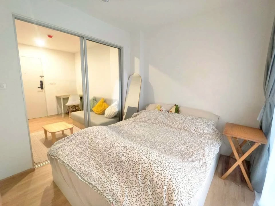 For rent: Sena Kit Chalongkrung-Ladkrabang, Building D, 4th floor, Phase 2. Garden view, pleasant atmosphere, very livable. Book now!