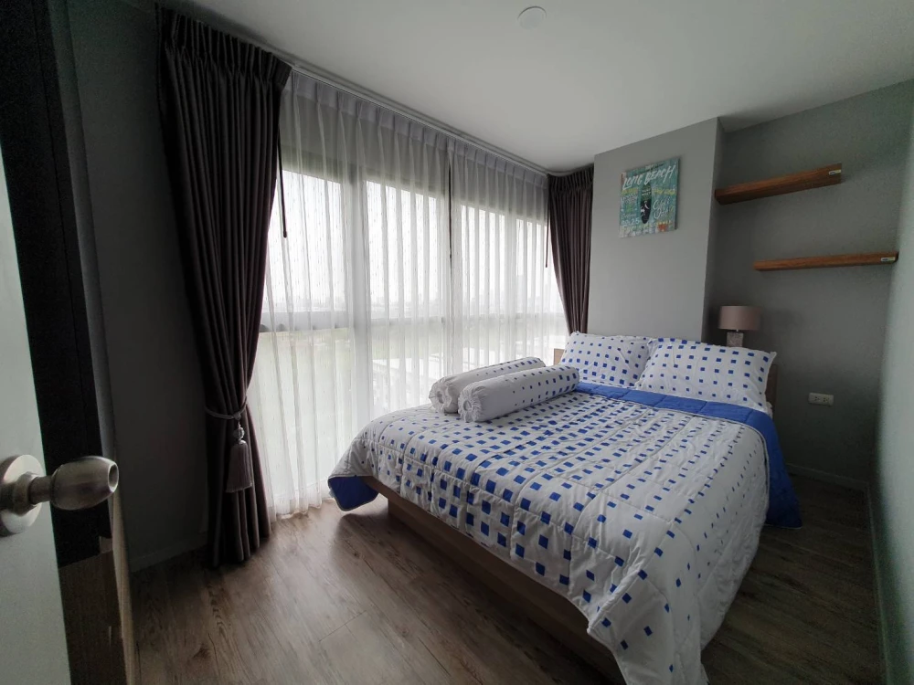 For rent!! Aspen Condo Lasalle, 8th floor, corner room, Building B2, fully furnished, ready to move in, don't wait, book now!!