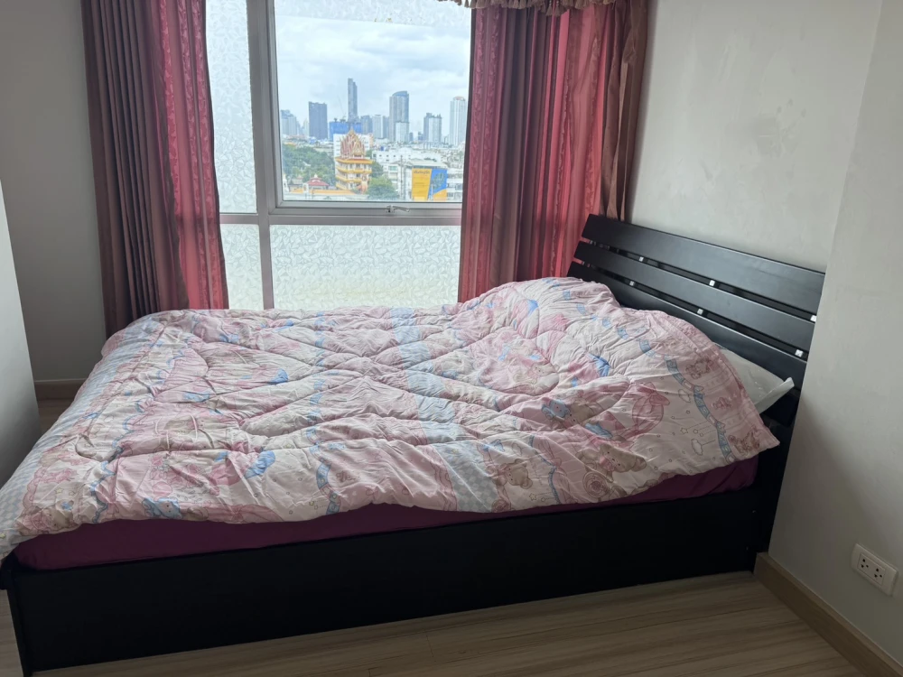 For rent, Bangkok Horizon Ratchada-Thapra, ready to move in room. Fully furnished, convenient to travel