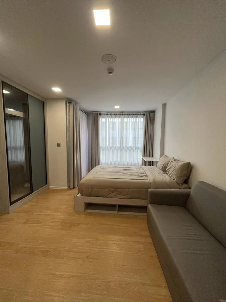 For rent: Atmoz Canal Rangsit, studio room, 4th floor, fully furnished, move in now