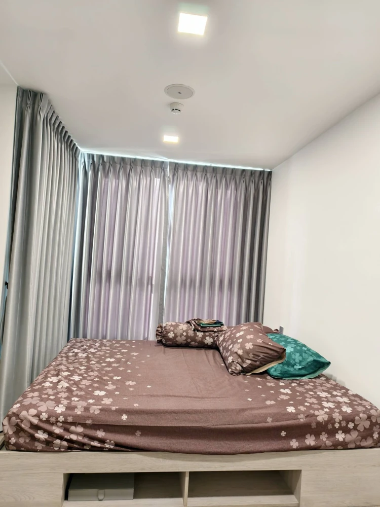 for rent: Atmoz Portrait Srisaman, Building B, 4th floor, air conditioner + built-in wardrobe, ready to move in, hurry and reserve now.