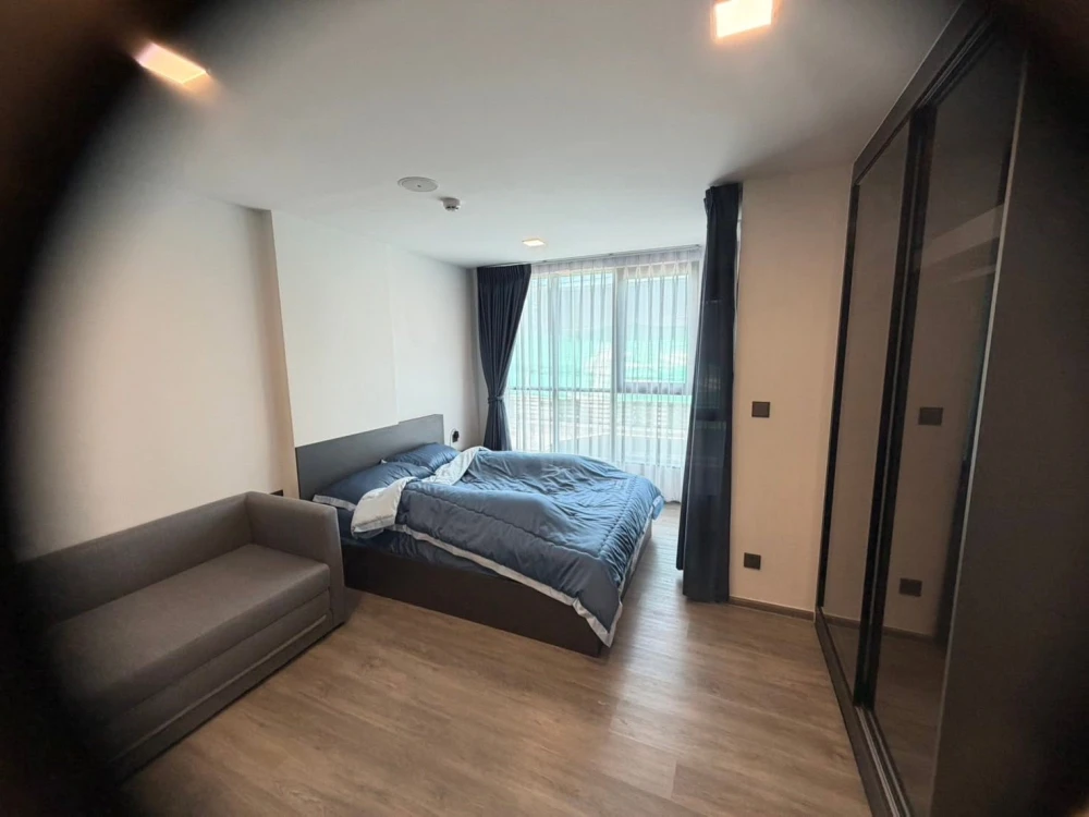 For rent: Atmoz Palacio Ladprao-Wanghin, 2nd floor, easy access to common areas, ready to move in, fully furnished with appliances.