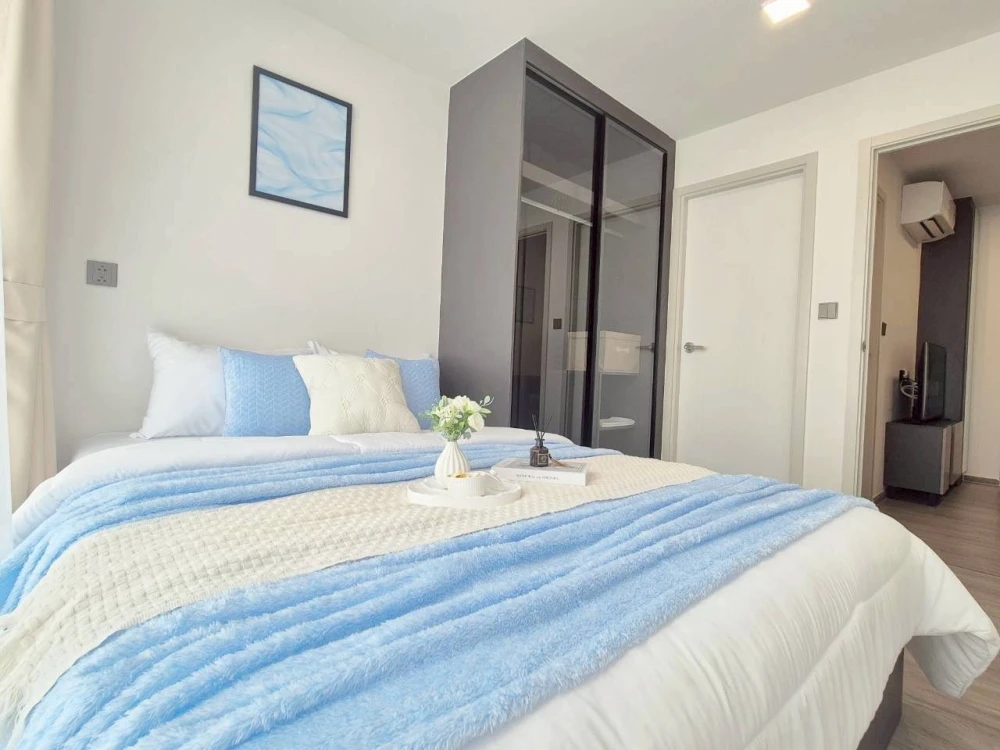 For rent: Atmoz Palacio Lat Phrao-Wang Hin, nice room, fully furnished, electrical appliances ready, book now.