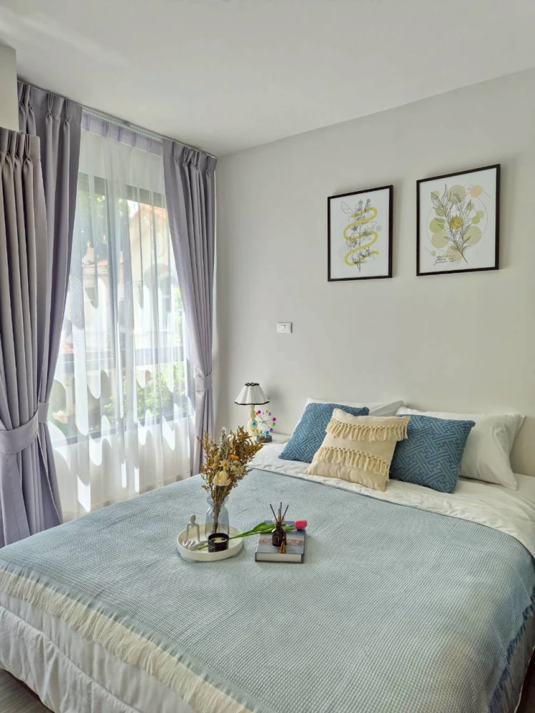 For rent: Monte Rangsit project, ready-to-move-in room, partitioned into sections, perfectly divided zones, great price, hurry and reserve before you