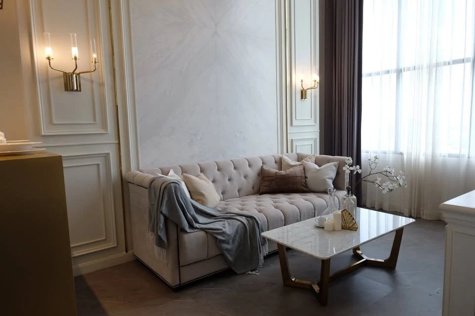 For rent: Knightsbridge Prime Sathorn, 2 bedrooms, 1 bathroom, beautifully decorated with built-in furniture, Modern Luxury style, hurry and reserve n