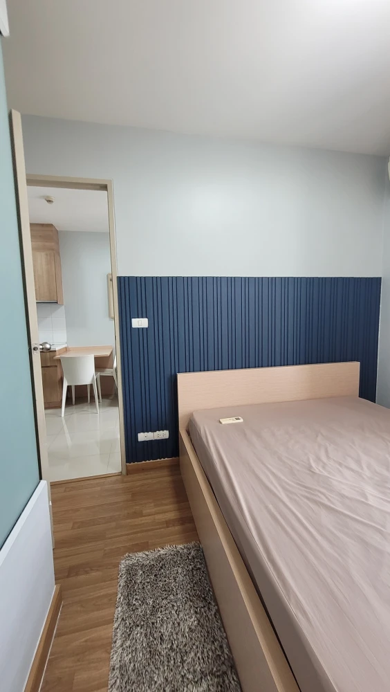 For rent: Ideo Mix Sukhumvit 103, decorated in soothing colors, complete with a full set of furniture. Hurry and reserve now!