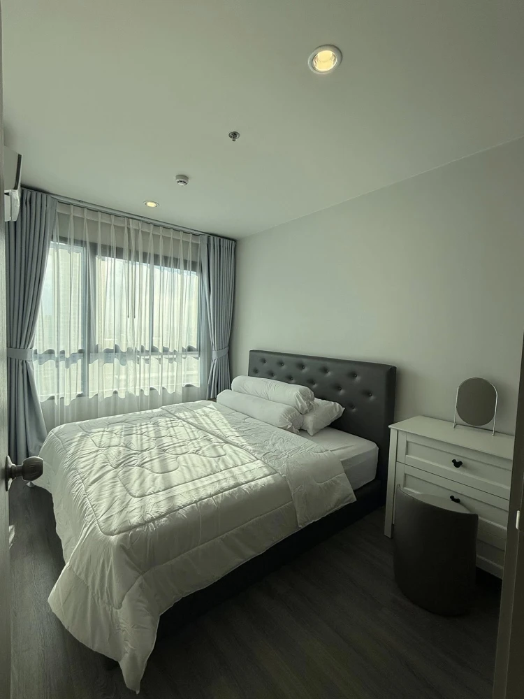For rent: Ideo Ramkhamhaeng - Lamsalee Station, 15th floor, city view, see The Mall Bangkapi, pier, ready to move in immediately.