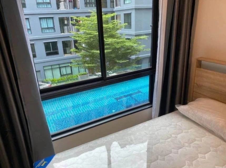 For rent!! Hi Seacon Station Condo, 4th floor, Building A, beautiful room, fully furnished, ready to move in, don't miss it!!