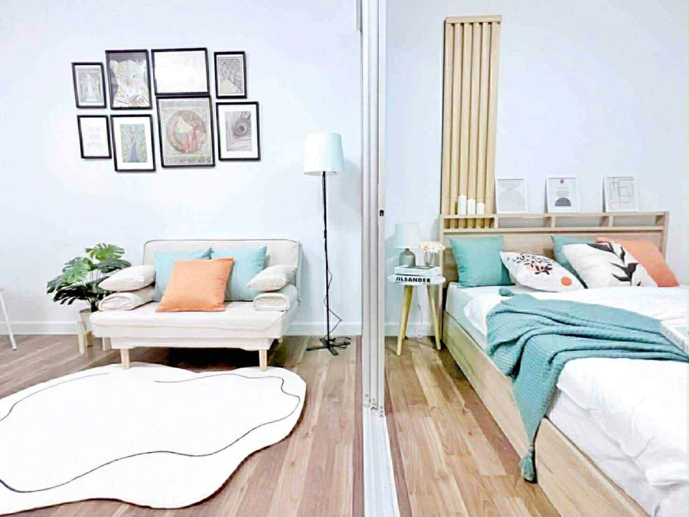 For rent: a space me Sukhumvit 77, ready to move in, fully furnished, minimalist decoration, comfortable price, reserve now, don't miss out!