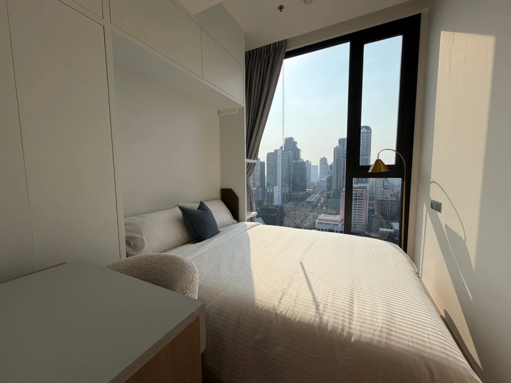 For rent: ANIL Sathorn 12, 2 bedrooms, spacious living area, great location, fully furnished. Don't miss out!