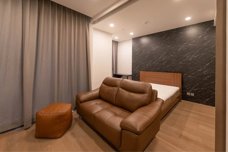 For rent: Ashton Chula-Silom, ready to move in, 1 bedroom, high floor, Chao Phraya River view, brand new furniture, ready to move in, book now before