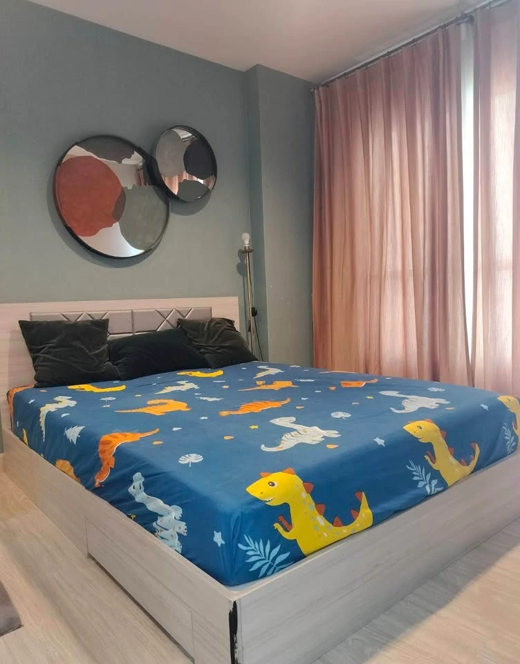 For rent: Aspire Ngamwongwan, 1 bedroom, 1 bathroom. Fully furnished, ready to move in.
