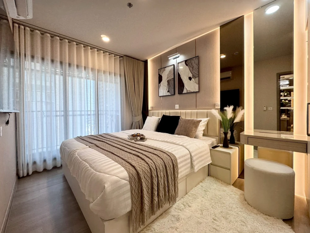 For rent: Aspire Onnut Station, beautiful room, rare item! Stunningly decorated condo with a great atmosphere. Highly recommended!