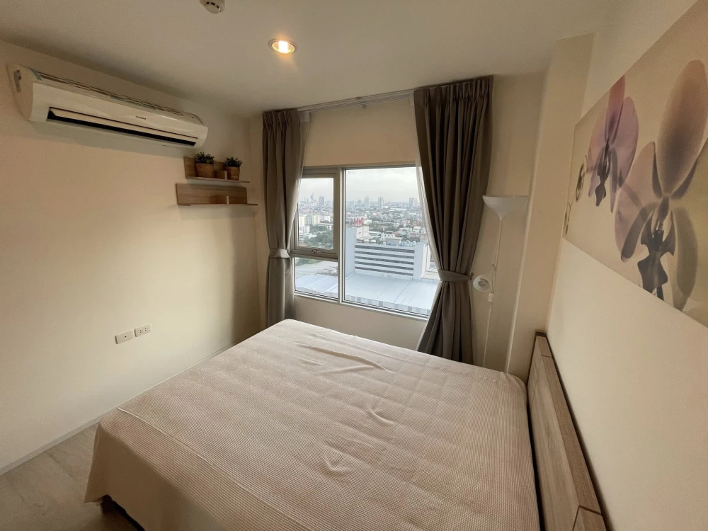 For rent: Aspire Sathorn Thapra, high floor, ready to move in, fully furnished, reserve now.