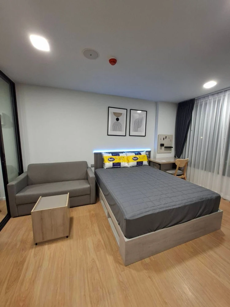 For rent: Atmoz Kanaal Rangsit, 3rd floor, open view, nice room, fully furnished, reserve now, don't miss out!