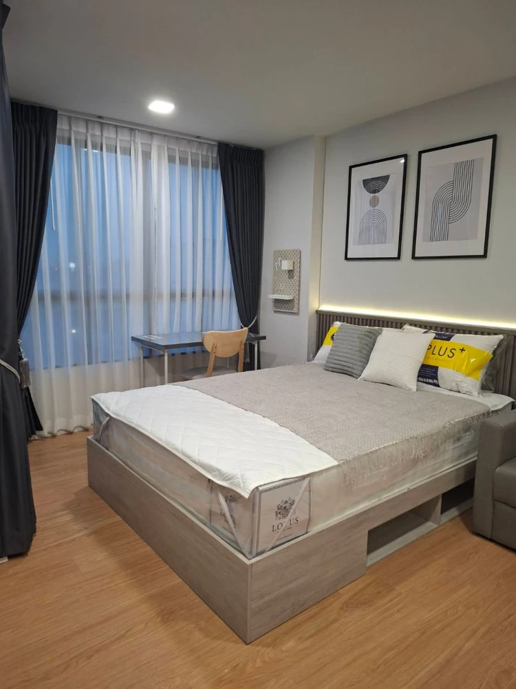 For rent: Atmoz Kanaal Rangsit, 3rd floor, open view, fully furnished. Interested? Reserve now. Don't wait! Hurry!