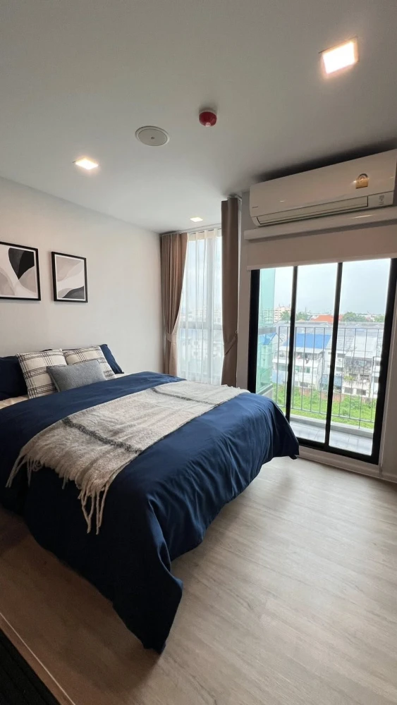 For rent: Atmoz Ratchada-Huaikwang, 1 bedroom, 1 bathroom, open view, unblocked, decorated in a controlled tone, fully furnished. Reserve now!
