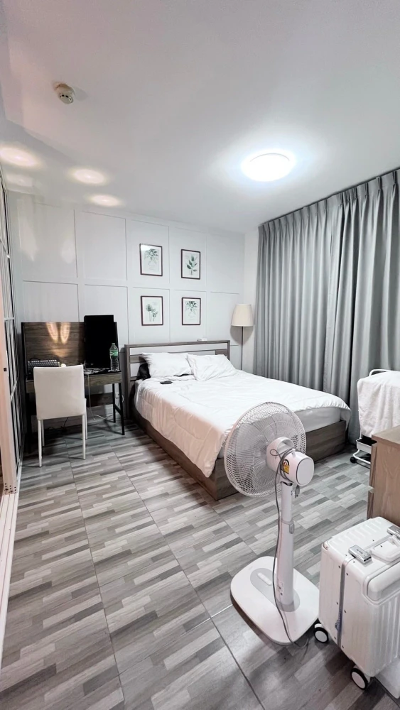 For rent: Be You Chokchai 4, studio room, decorated in a theme, good location, convenient transportation, fully furnished, reserve now.