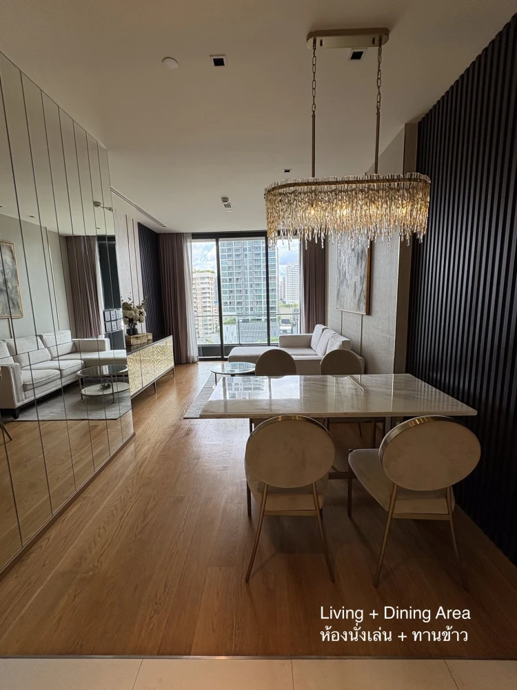 For rent at Beatniq Sukhumvit 32. You get everything you see in the pictures. Both bedrooms have plenty of natural light. Don't miss out!