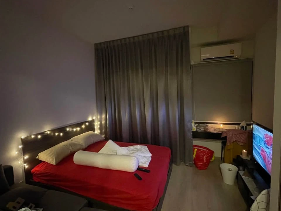 Centric Ratchayothin Studio Room for rent, 9th floor, beautiful city view, not on the road, not as noisy as on the road. Reserve now.