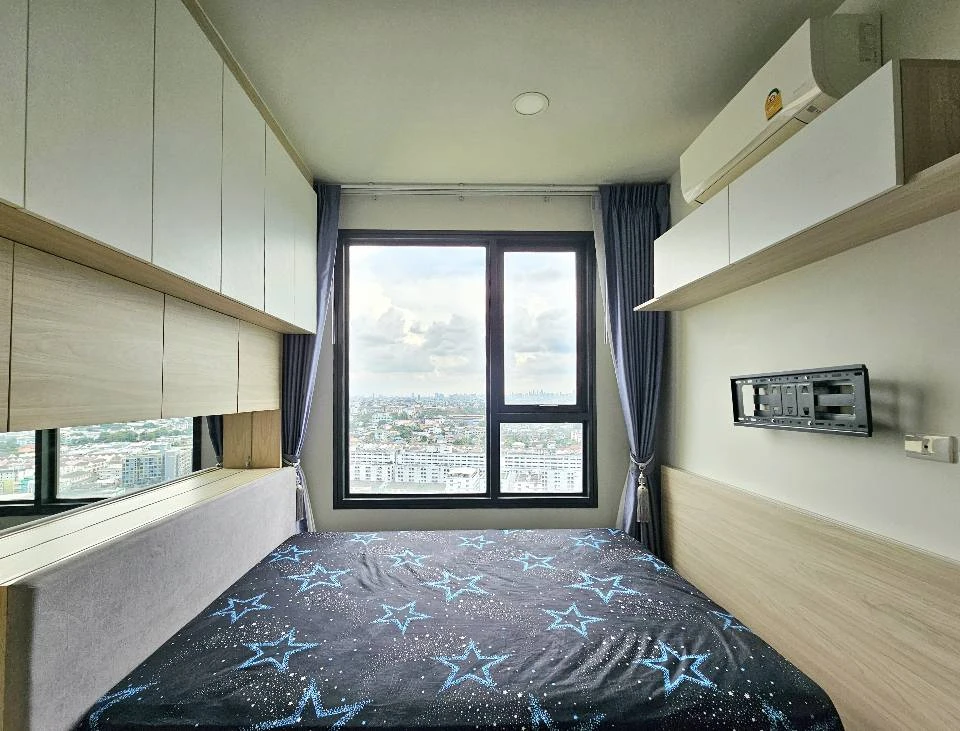 For rent: Chewathai Kaset Nawamin, 20th floor, fully furnished, ready to move in, reserve now, hurry!