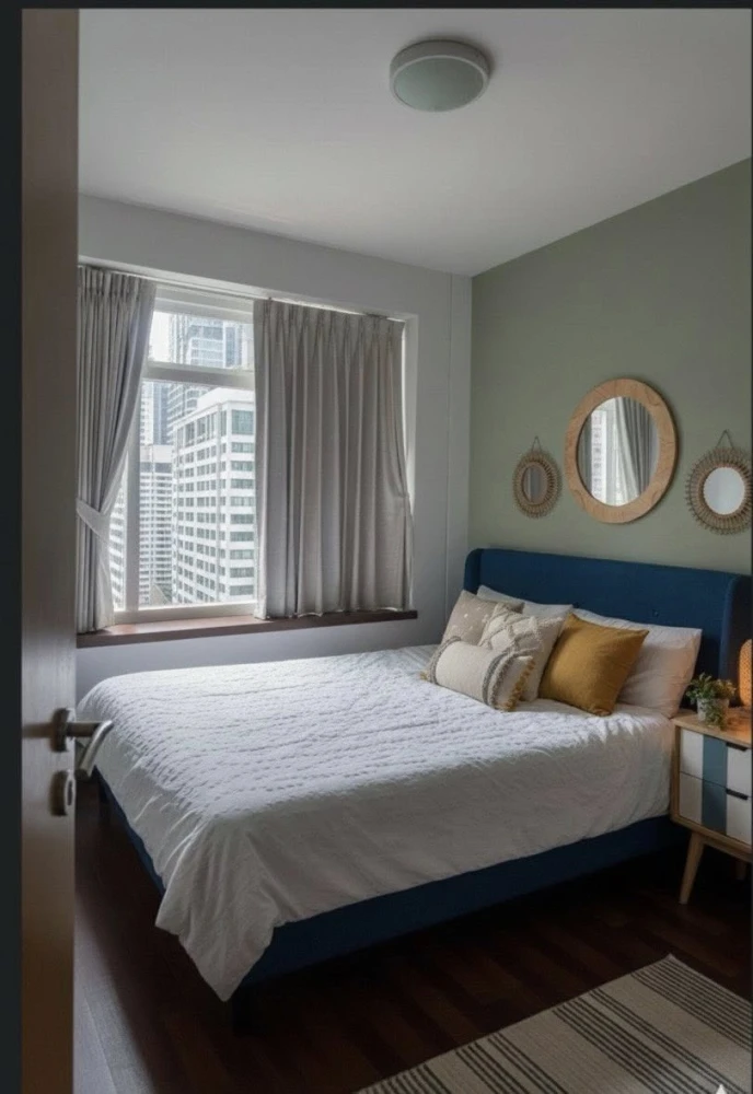 Circle Condominium for rent, very high floor, open view, high ceiling, fully furnished, if you don't book, you'll miss out!
