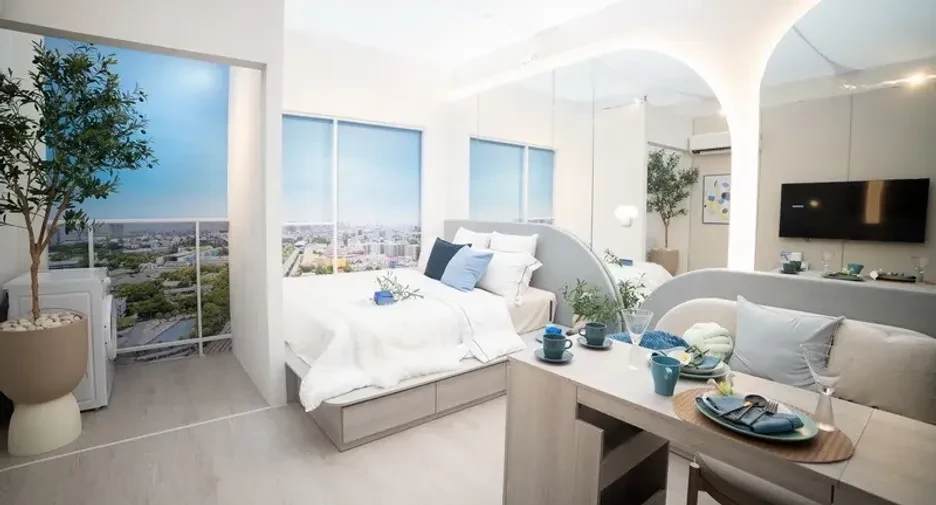 For rent: Cobe Kaset Sripatum, high floor unit, good ventilation, very livable. Book now!