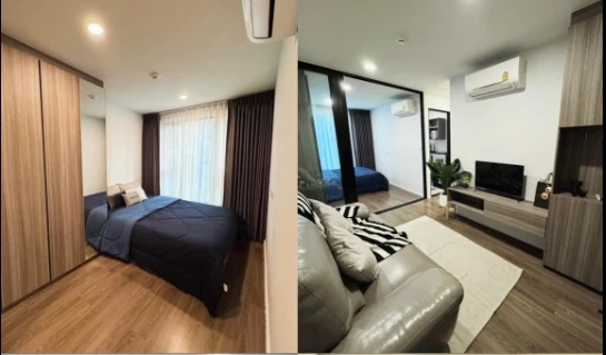 Condo for rent: The Origin Ramintra 83 Station. Fully furnished and ready to move in. Fully furnished and equipped. Reserve now. Don't miss out!