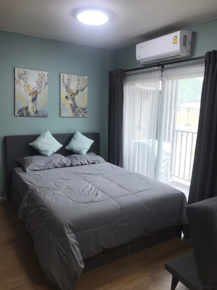 For rent: D Condo Bliss Sriracha, 5th floor, corner unit, fully furnished. Book now, don't wait!