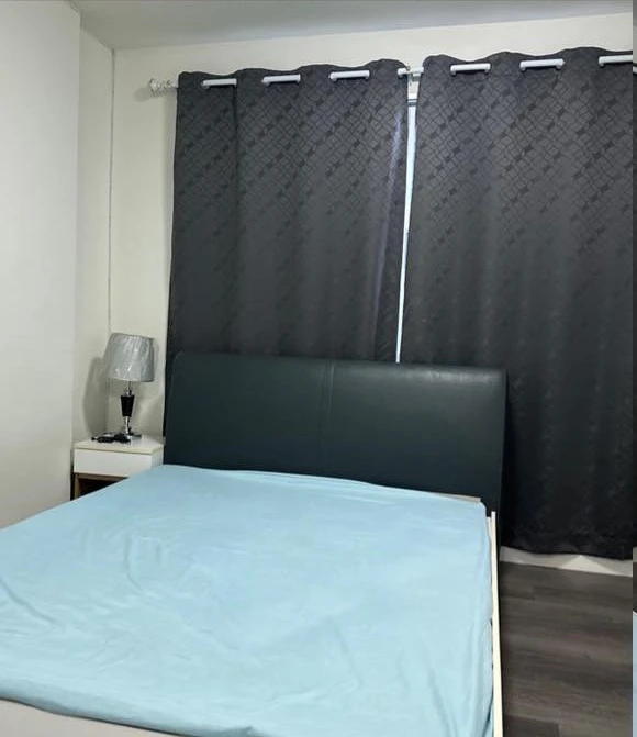 D Condo Campus Resort Bangsean for rent. 5th floor unit with pool view. Fully furnished and equipped with appliances. Book now!