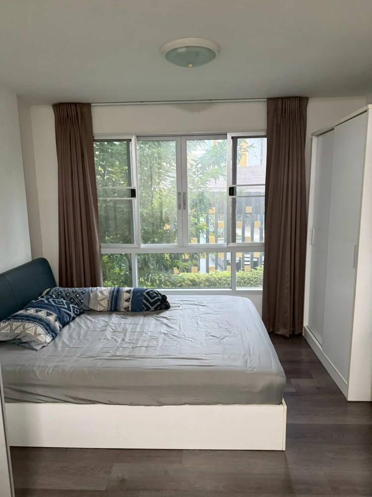For rent: D Condo Campus Resort Bangsean, nice room, 2nd floor, good location, fully furnished, convenient transportation, reserve now.