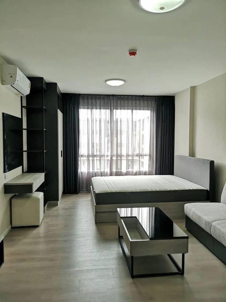 For rent: dcondo Campus Dome Rangsit, 8th floor, fully furnished room, nice to live in, book now.