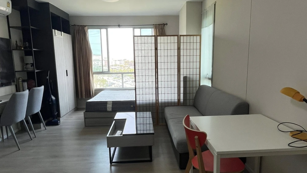 For rent: dcondo Campus Dome Rangsit. Ready to move in, fully furnished, great price. Book now, don't miss out!