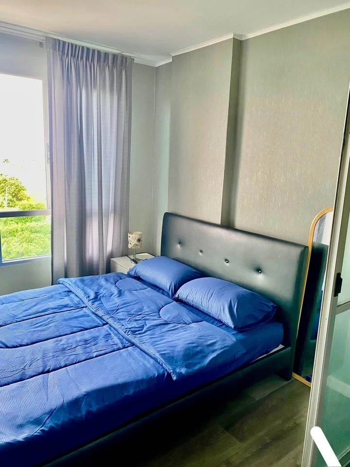 For rent: Dcondo Campus Resort Bangna, 1 bedroom, 1 bathroom, fully furnished, beautiful view, not blocked, reserve now!
