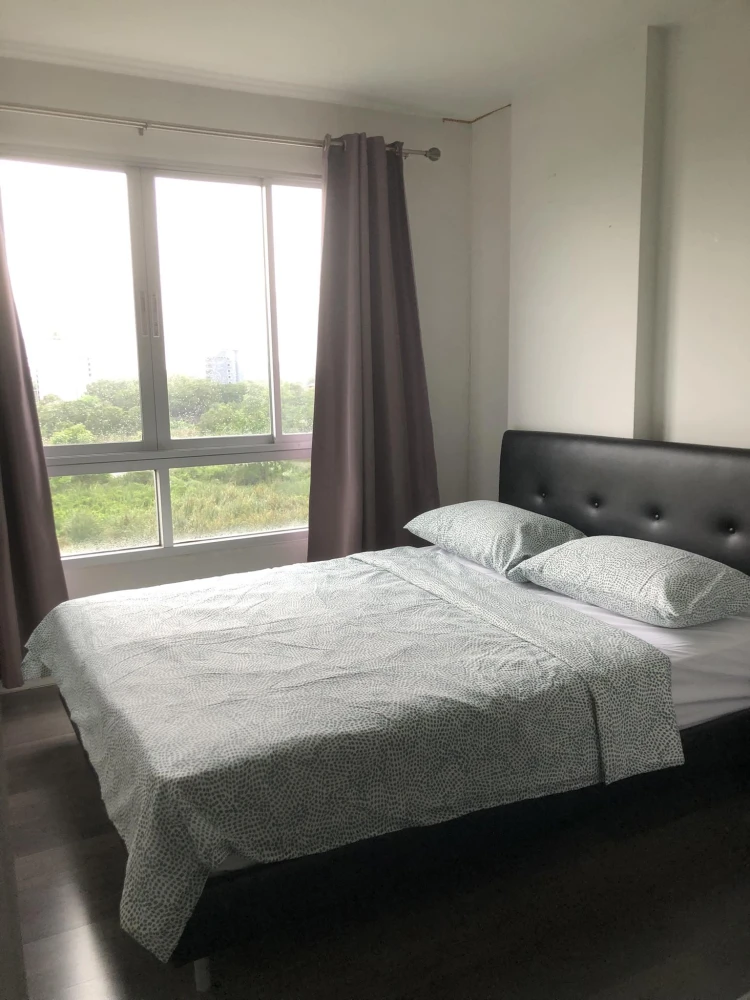 For rent: dcondo Campus Resort Rangsit, 6th floor, separate room, fully furnished, ready to move in, reserve now.
