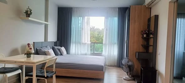 For rent: dcondo Campus Resort Rangsit, 2nd floor, 4 units available, fully furnished. Book now!