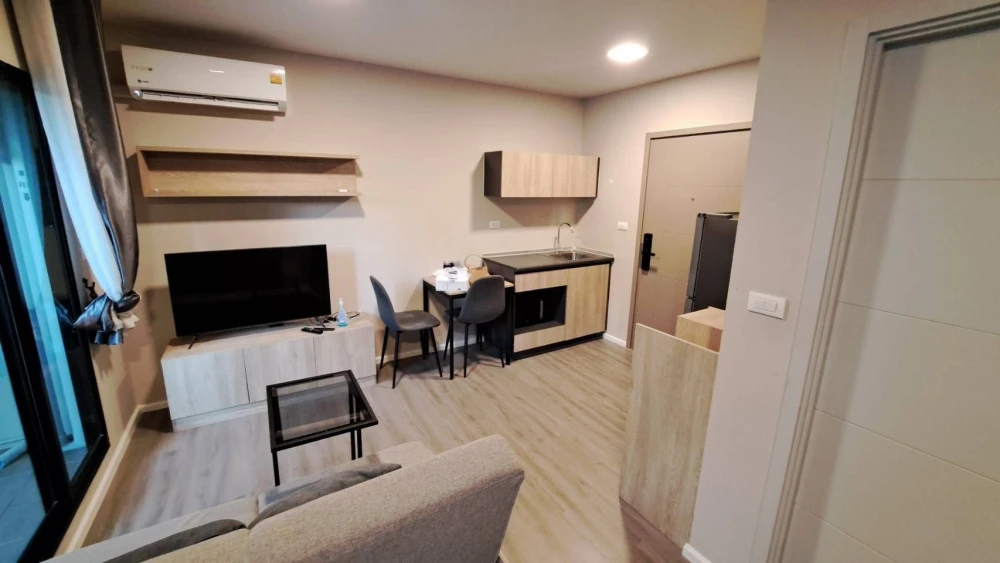 For rent dcondo Hideaway Rangsit, 2nd floor, nice room, fully furnished, book now, hurry!