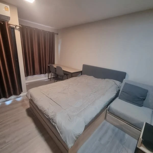 For rent: dcondo Hideaway Rangsit, 2nd floor, fully furnished room, ready to move in. Interested? Hurry and book now! Urgent!