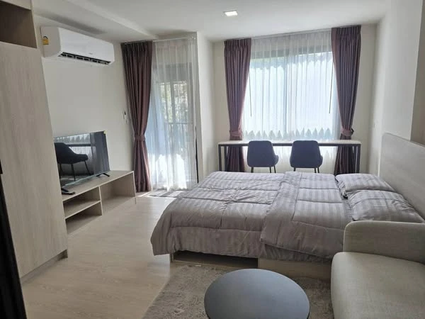 For rent dcondo hype rangsit 2nd floor, outside view, nice room, fully furnished, book now, don't miss out.