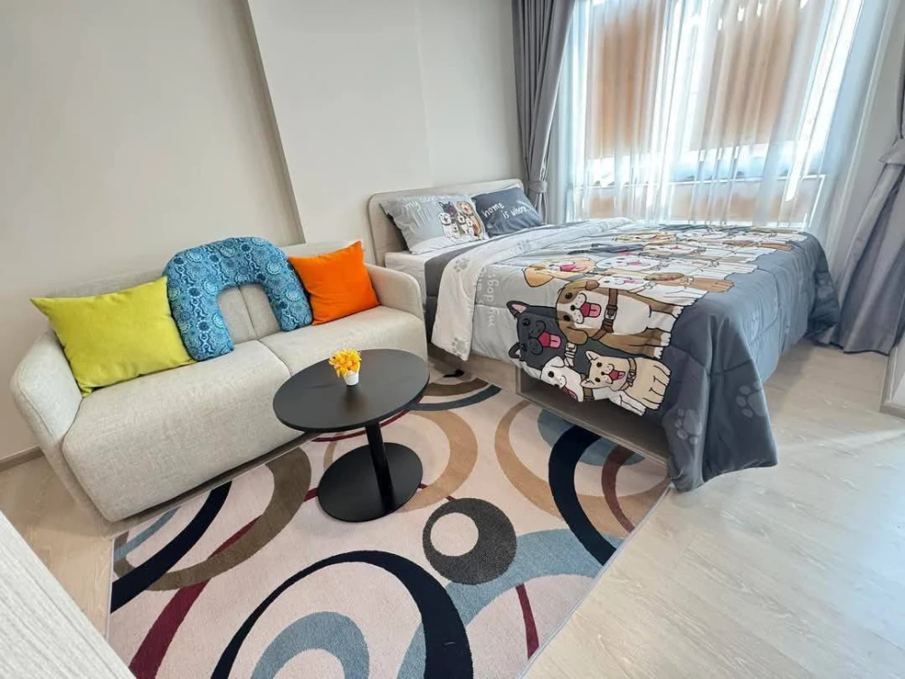 For rent: DCondo Hype Rangsit, a nice room, complete with furniture and electrical appliances. If you don't book, you'll regret it later.