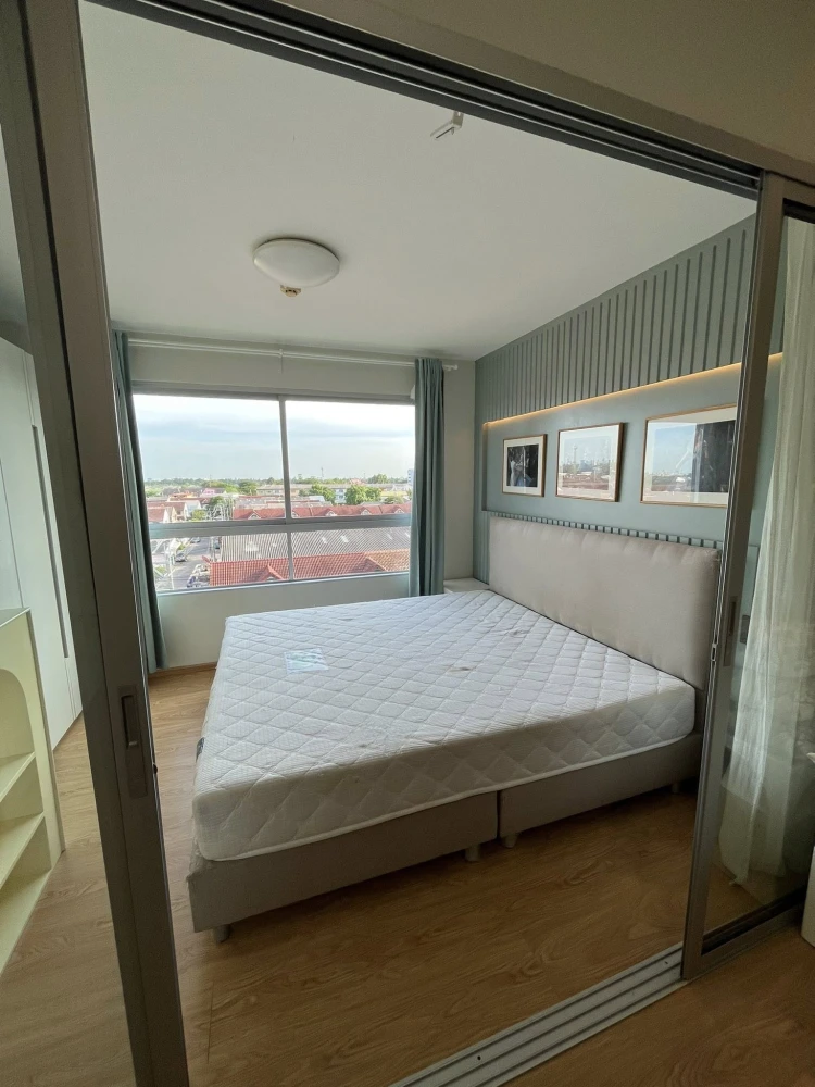 For rent: DCondo Rattanathibet, a lovely room decorated in a cool theme, with awesome built-in walls. Reserve now!