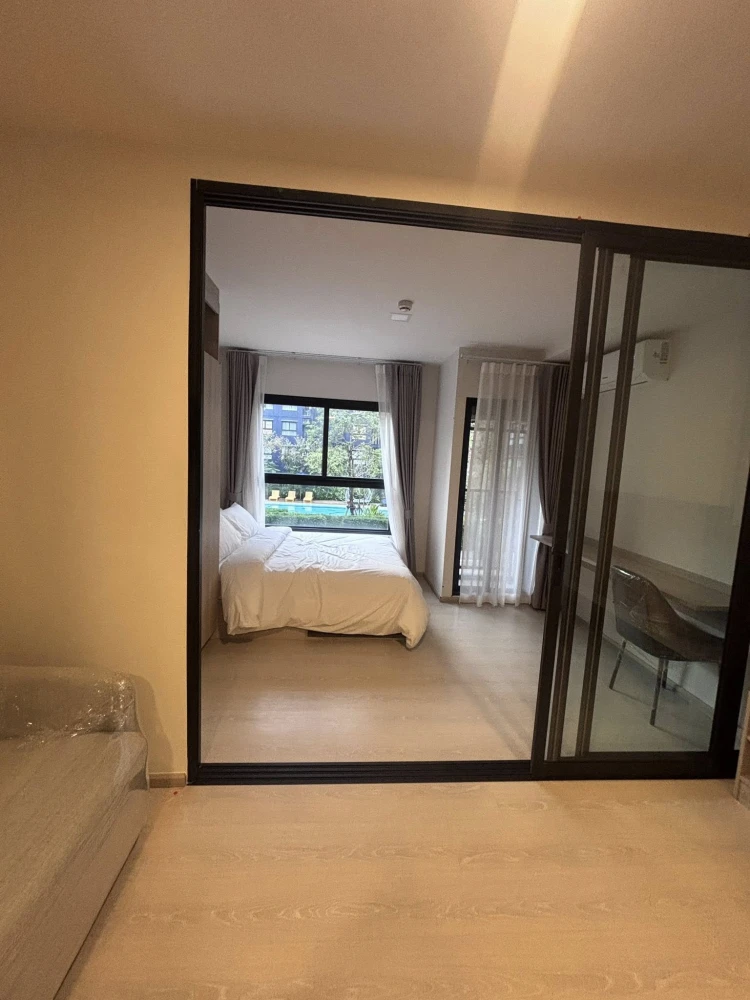 For rent: dcondo Shine Rangsit, 2nd floor, fully furnished, ready to move in. Book now!