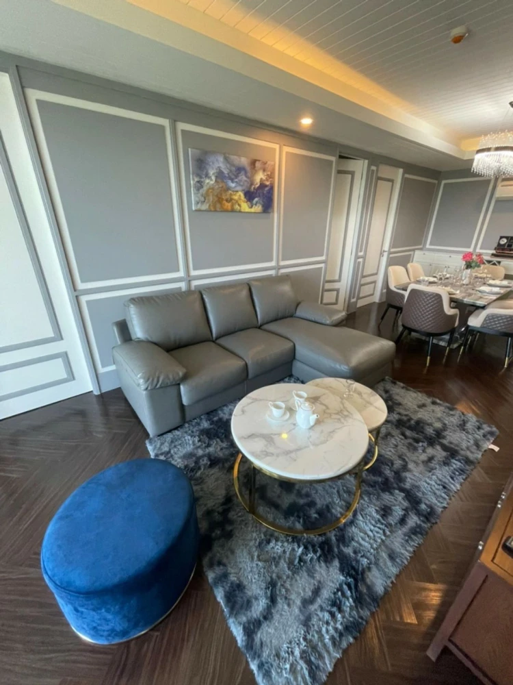 Grand Florida Beachfront Condo Resort Pattaya for rent, 3 bedrooms, fully furnished, nice to live in, reserve now.